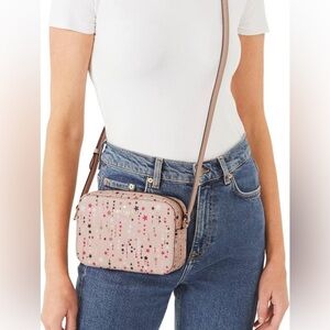 Kate Spade New York Staci Mini Camera Bag (Multi Pink Stars) NWOT